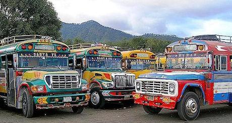 Chicken Buses Of Guatemala