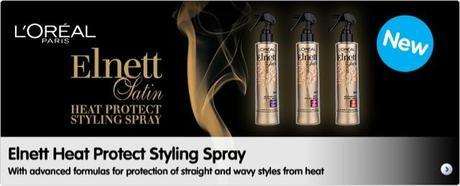 *New* Elnett Heat Protect Styling Sprays