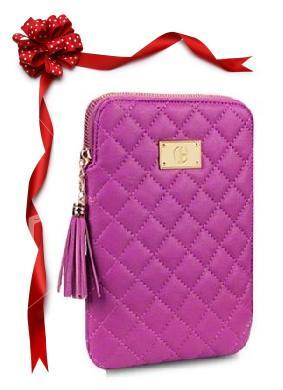 Leather Pouch for iPad mini - Pink