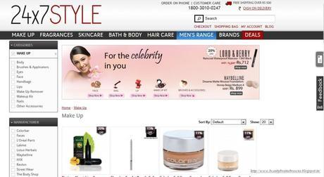 Online Shopping Experience at 24x7style.com :)