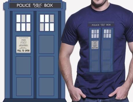 The Tardis, Tardis T-Shirt, Police Call Box, Mad Man With A Box, Blue Box