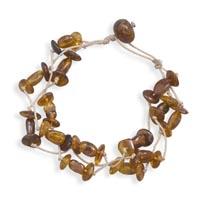 Baltic Amber in abstract shapes