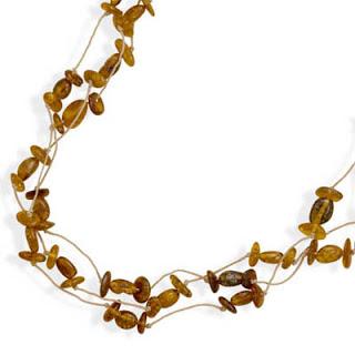 Baltic Amber in abstract shapes