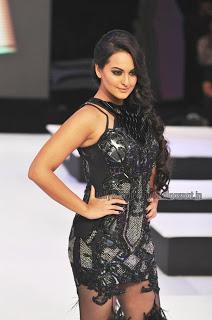 Sonakshi - Sexy Curves in Transparent Black