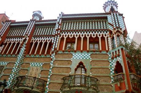 Casa Vicens, a famous Gaudi house in Barcelona, Spain