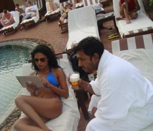 Veena Malik and Hemant Madhukar