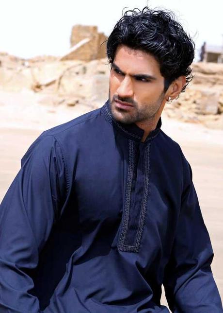 Men Shalwar Kameez Collection for Winter 2012-2013 by Ittehad Textile a Recherché & Imperishable Collection