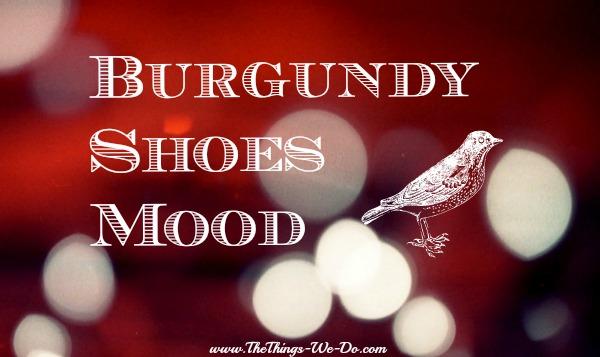 Burgundy Shoes Mood