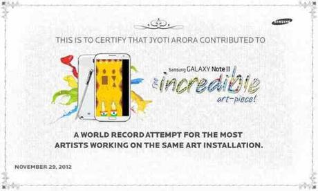 Samsung’s Incredible Art Piece attempting for a Guinnness World Record