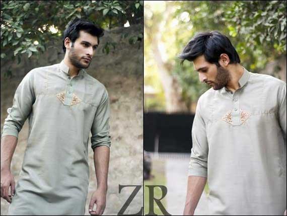 Kurta Designs 2013 for Men by Zayn Rashid a Most Posthumous & Mesmeric Designs for Winter