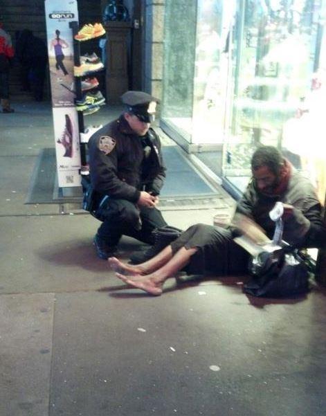 An act of kindness in the mean streets of New York