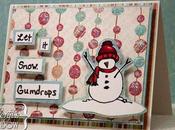 Susan Weckesser Unity Stamp Blog Easy Christmas Card “Let Snow Gumdrops”