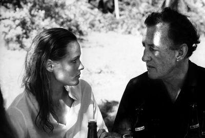 Ian Fleming and Ursula Andress on set !