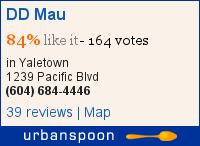 DD Mau on Urbanspoon