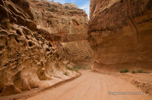 Capitol Reef National Park Canyon Roads