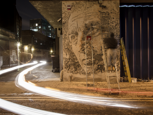 screen shot 2012 11 26 at 16 00 51 522x395 New Vhils work in London + Lazarides Exhibition