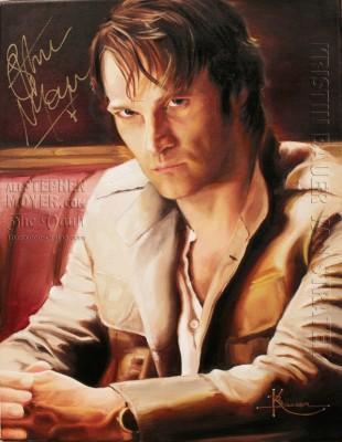 Exclusive: Kristin Bauer’s painting of Stephen Moyer revealed