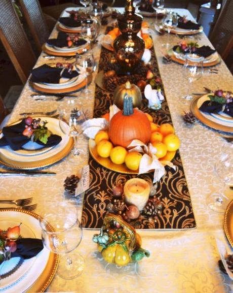 Thanksgiving tablescape