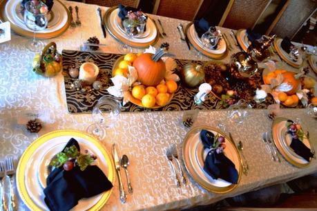 tablescape on an angle