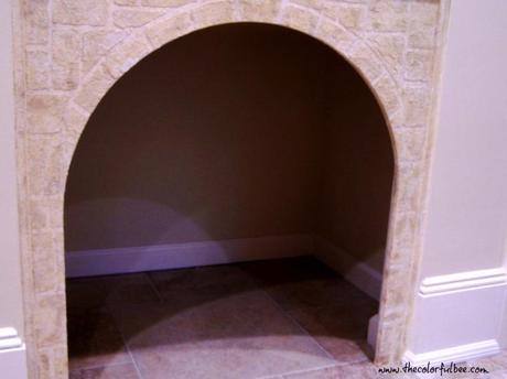 fauc cobblestone dog house from faux stone and textures