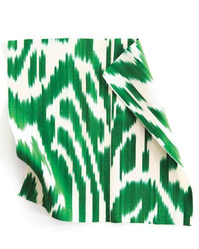 Luce, an emerald green fabric from Madelien Weinrib