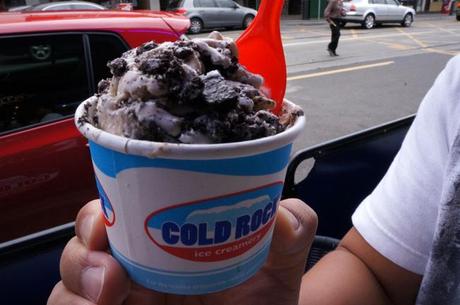 Cold Rock ice cream goodness