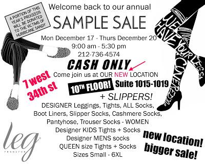 Shopping NYC | Leg Resource 2012 Sample Sale