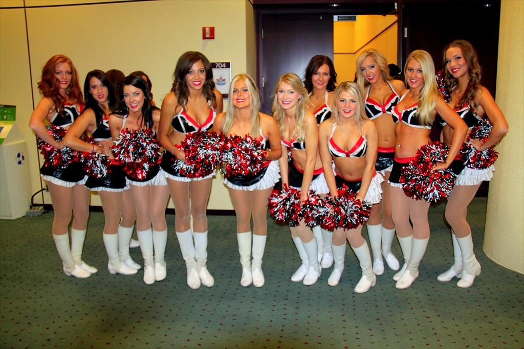 CFL Cheerleaders at the Grey Cup