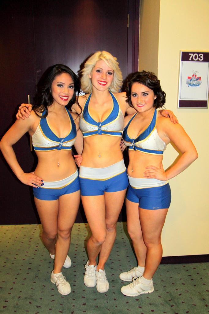 CFL Cheerleaders at the Grey Cup