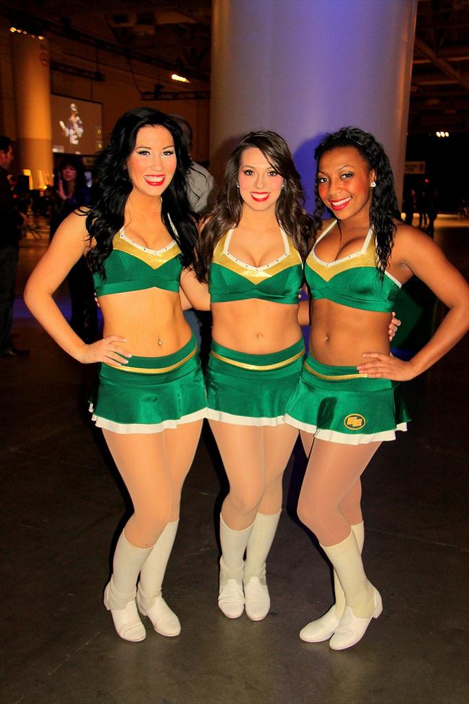 CFL Cheerleaders at the Grey Cup