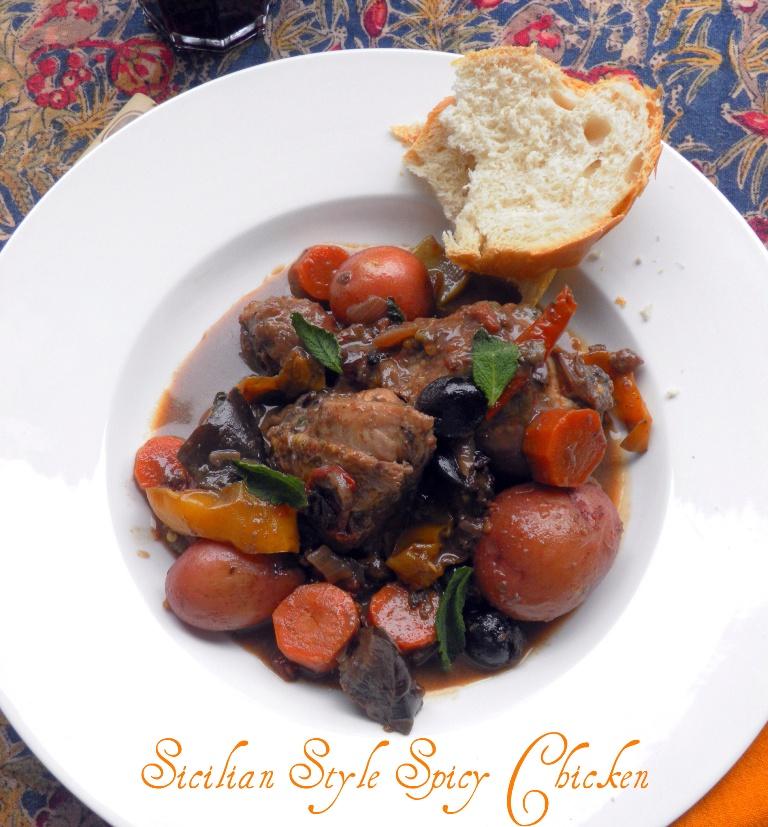 Sicilian Style Spicy Chicken