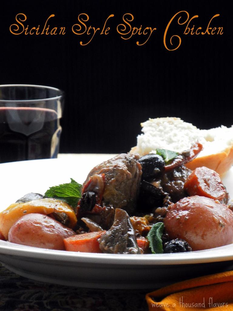 Sicilian Style Spicy Chicken