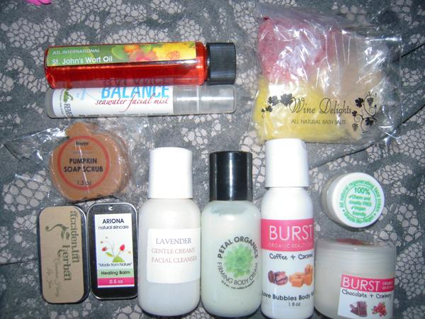 The Natural Beauty Box Haul for October 2012