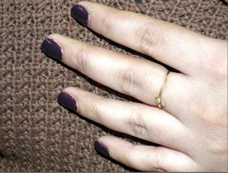 Lakme Cremes Nail Paint in 242 - An Eggplant/Brinjal Purple Shade