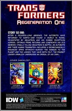 Transformers: Regeneration One #86 Preview 1