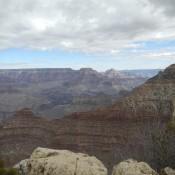 View of the Grand Canyon South Rim Arizona