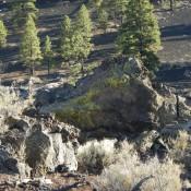 Rock Formations in Sunset Crater National Monument Near Flagstaff Arizona
