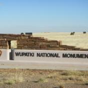 Entering Wupatki National Monument Arizona