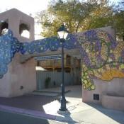 Mural in Old Town Albuquerque New Mexico