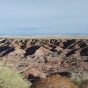 Painted Desert Overlook in the Petrified Forest Arizona