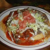 Indian Taco At Casa De Fiesta Restaurant Old Town Albuquerque NM