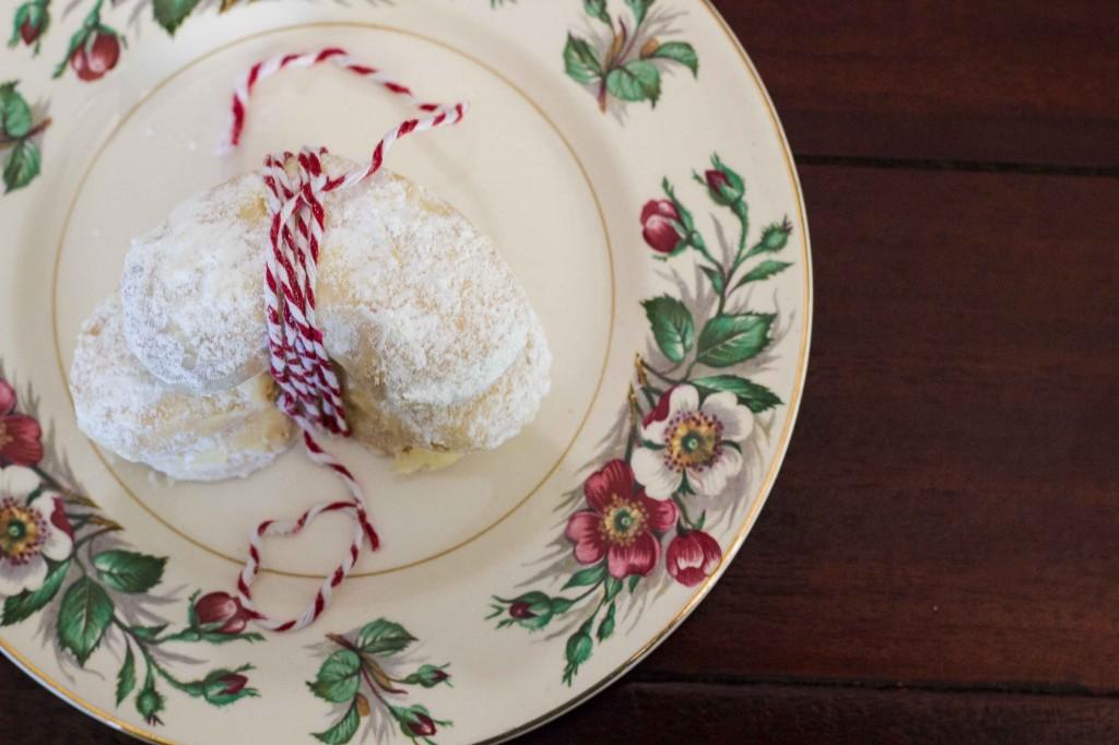 Christmas Almond Crescent Biscuits
