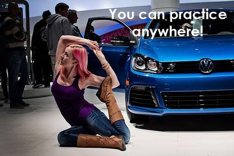 Misha-Yoga-December-Challenge The Clever Blog Yoga with hello misha