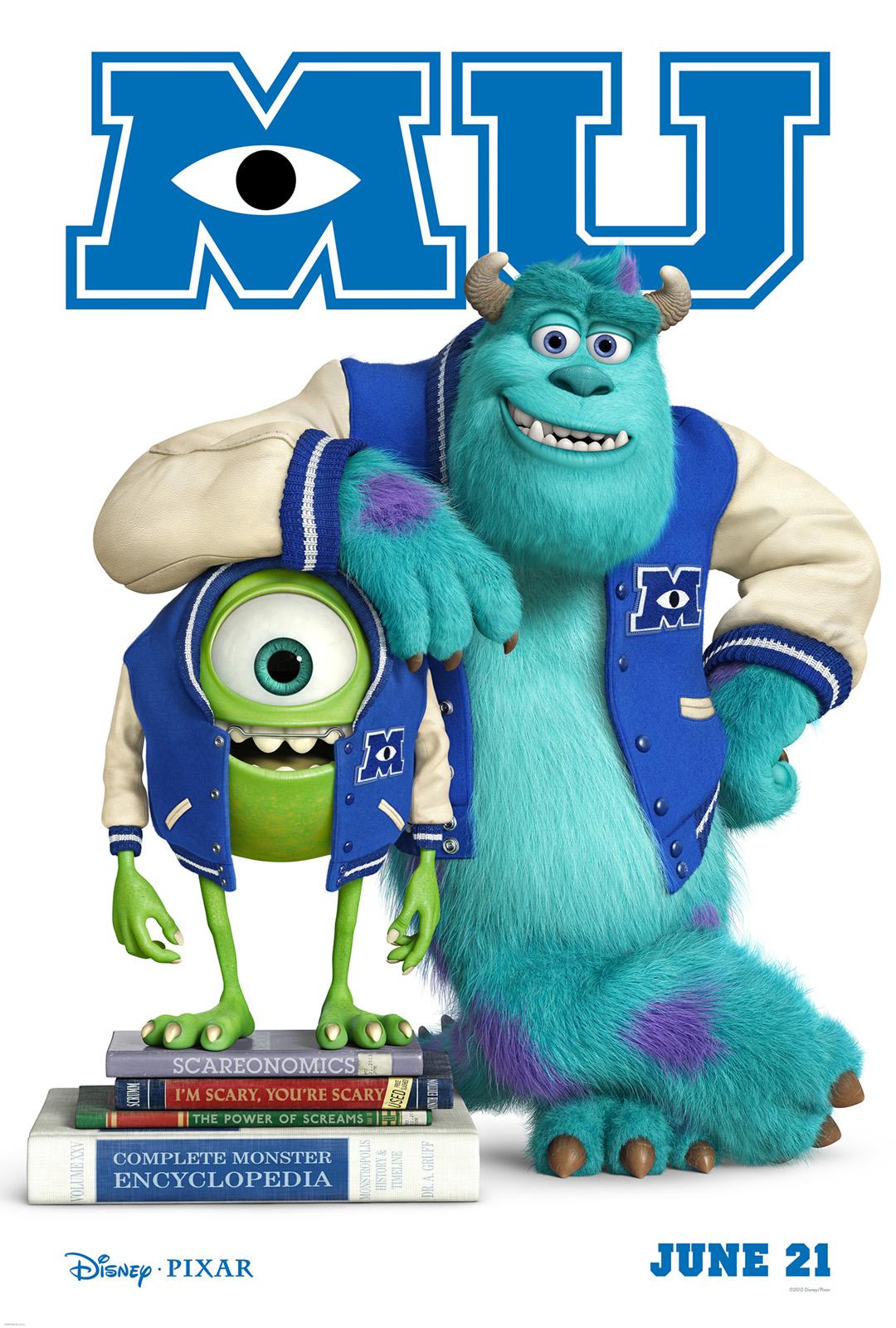 New Monsters University Posters - Disney Prequel