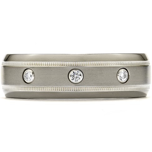Hearts on Fire Men's Wedding Band
