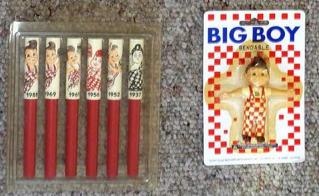 Evolution of Bobs Big boy logo and collectables