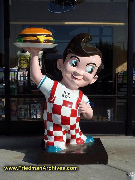 Evolution of Bobs Big boy logo and collectables