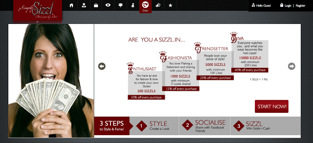 SimplySizzl.in: Create A Look