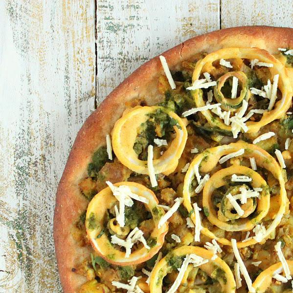 Guest Blogger: Vegan Richa – Samosa and Onion Bhajji Pizza with Wheat Chickpea Crust