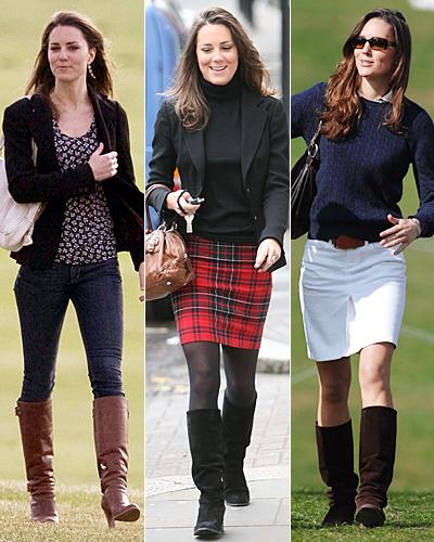 Stylish Kate Middleton & Her Knee High Boots - Paperblog